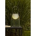 Lucide LED Outdoor Akku Tischleuchte FJARA, Ø 17,5 cm, 1x0,3W 3200K, IP44, dimmbar, grün