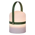 Lucide table lamp LITTLE JOE LED cylindrical IP44, green, white dimmable