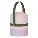 Lucide table lamp LITTLE JOE LED cylindrical IP44, green, white dimmable