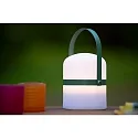Lucide table lamp LITTLE JOE LED cylindrical IP44, green, white dimmable