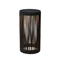 LED Akku-Leuchte PINGI, 61,5cm, 3W, 3000K, 125lm, IP44, dimmbar, schwarz
