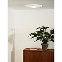 Lucide ceiling luminaire TENDO LED square IP20, white 