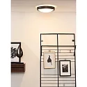 Lucide Deckenleuchte LEX, Ø 33 cm, 2xE27, schwarz