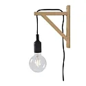 Lucide Wandleuchte FIX, 1xE27, schwarz