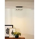 Lucide spot XIRAX LED DTW 2 flames, square, adjustable GU10 IP20, black, white dimmable
