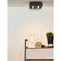 Lucide LED Deckenstrahler XIRAX, GU10, 4x5W 2200K/3000K, dimmbar, schwarz