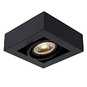 LED Deckenstrahler ZEFIX, GU10, 1x12W 2200K/3000K, dimmbar, schwarz