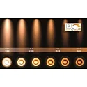 LED Deckenstrahler ZEFIX, GU10, 1x12W 2200K/3000K, dimmbar, schwarz