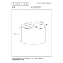Lucide LED Wandleuchte XIO, G9, 1x3,5W, 2700K, dimmbar, grau