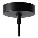 pendant luminaire FAVORI down, 2 flames, ball shaped GU10 IP20, black matt dimmable