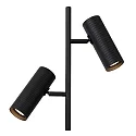 Lucide Stehlleuchte CLUBS, 2xGU10, schwarz