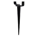 Lucide Erdspieß-Gartenstrahler TAYLOR, IP65, GU10 max. 50W, 40cm offenes Kabel, schwarz