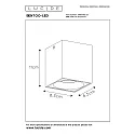 Lucide LED Deckenstrahler BENTOO, GU10, 1x5W, 3000K, dimmbar, eckig, weiß
