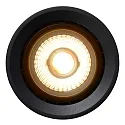 Lucide LED Deckenstrahler FEDLER, Ø 12 cm, GU10, 1x12W 2200K/3000K, dimmbar, schwarz