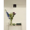 Lucide LED Deckenstrahler FEDLER, Ø 12 cm, GU10, 1x12W 2200K/3000K, dimmbar, schwarz