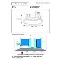 Lucide recessed spotlight ZIVA round GU10 IP44, white matt