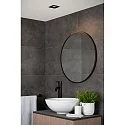 recessed spotlight ZIVA square GU10 IP44, black matt