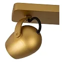Lucide Deckenstrahler PRESTON, GU10, 2x5W 2200K/3000K, dimmbar, Gold matt, Messing