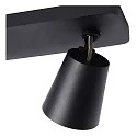 Lucide Aufbau-Deckenstrahler TURNON, 2-flammig, inkl. 2x GU10 5W 2200-3000K (Dim-to-Warm) CRi95, schwarz / gold matt