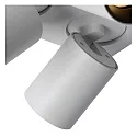 Lucide spot NIGEL 4 flames, cylindrical, rotatable GU10 IP20, white dimmable
