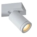 Lucide LED Deckenstrahler TAYLOR Badezimmerleuchte, GU10, 2x5W 2200K/3000K, dimmbar, IP44, weiß