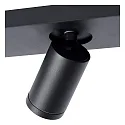 Lucide spot TAYLOR 3 flames, cylindrical GU10 IP44, black dimmable