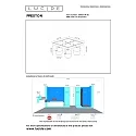 Deckenstrahler PRESTON Badezimmerleuchte, 4xGU10, IP44
