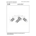 Lucide Deckenstrahler CLUBS, 4xGU10, weiß