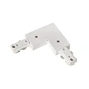 1-phase L-connector TRACK, white