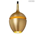 Lucide track spot PRESTON TRACK down, adjustable, direct / indirect GU10 IP20, gold matt, brass, black