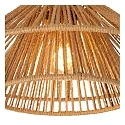Lucide ceiling luminaire TASMAN round E27 IP20, gold matt, wood, brass dimmable