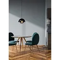 Pendelleuchte COOPER, Ø 30 cm, 1xE27, Gold matt, messing