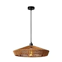pendant luminaire YUNKAI E27 IP20, wood, black