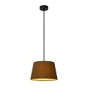 pendant luminaire WOOLLY round E27 IP20, green, black
