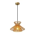 Pendelleuchte TASMAN, 1xE27, Holz hell