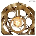 pendant luminaire HANNELORE E27 IP20, brass dimmable