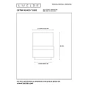 Lucide Tischleuchte EXTRAVAGANZA TUSSE, Ø 15 cm, 1xE14, rosa