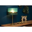 Lucide table lamp EXTRAVAGANZA TUSSE round E14 IP20, green, gold 