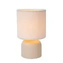 Tischleuchte WOOLLY, Ø 16 cm, 1xE14, beige