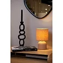 Lucide table lamp WOOLLY round E14 IP20, yellow, black