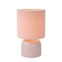 Tischleuchte WOOLLY, Ø 16 cm, 1xE14, rosa
