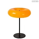 table lamp SENTINO G9 IP20, orange, black 
