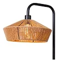 Lucide floor lamp YUNKAI E27 IP20, brown, black dimmable