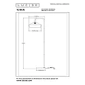 Lucide floor lamp YUNKAI E27 IP20, brown, black dimmable