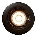 Lucide recessed luminaire FOCUS LED round, set of 3 GU10 IP20, black dimmable 15W 320lm 3000K 40° CRI >80