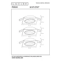 LED Einbaustrahler FOCUS, GU10, 3x5W, 3000K, 3er Set, dimmbar
