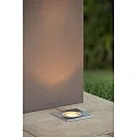 recessed luminaire BILTIN square GU10 IP67, chrome matt 35W