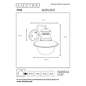 Lucide Outdoor Wandleuchte FIGO, 1xE27, IP44, schwarz