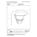 Lucide Outdoor Wandleuchte LIVIA, 1xE27, IP44, weiß