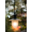 Lucide Outdoor Pendelleuchte ARUBA, Ø 25 cm, 1xE27, IP44, schwarz